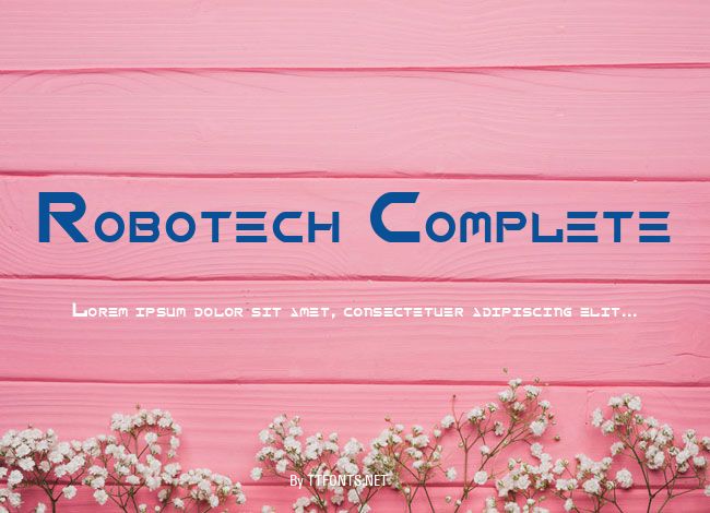 Robotech Complete example